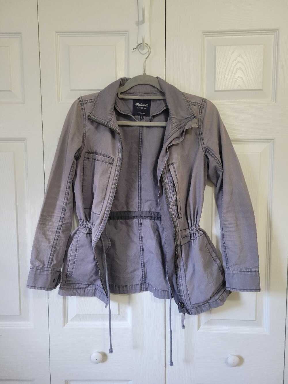 Madewell Tie Waist Utility Jacket XS Cotton Bella Swan Twilight